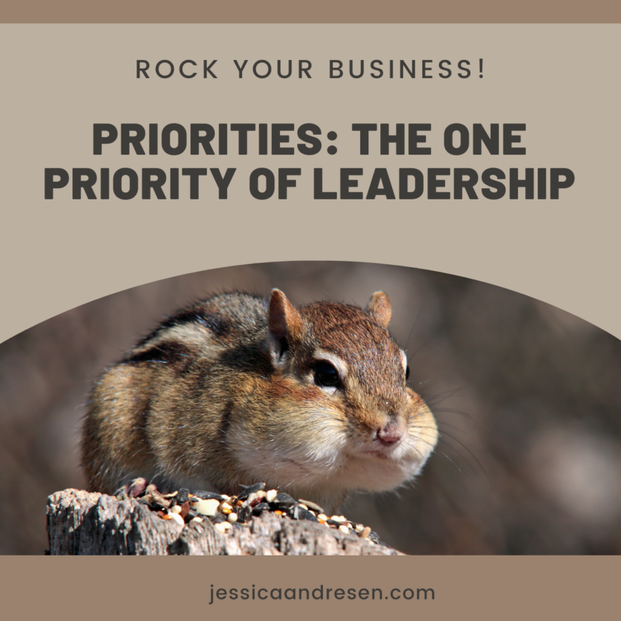 Priorities: The One Priority of Leadership